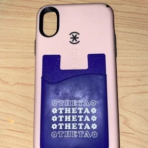 Pink speck iPhone X case